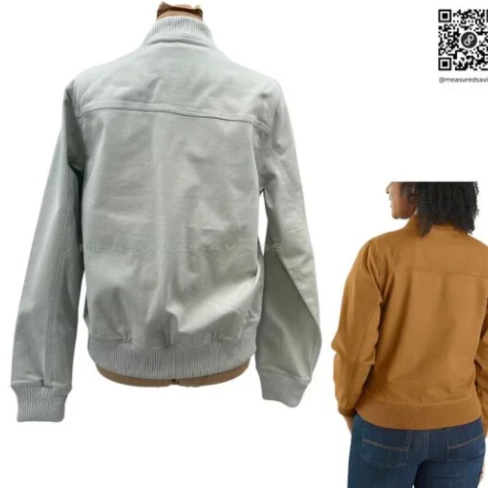 new Carhartt 102524 Rugged Flex® Relaxed Fit Canvas Jacket in dew drop 462sn - Picture 6 of 6